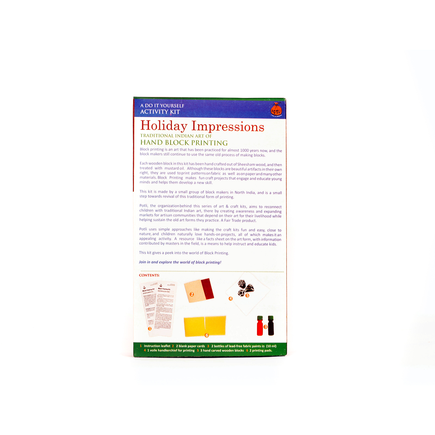 DIY Hand Block Printing Kit: Holiday Impressions - image 2